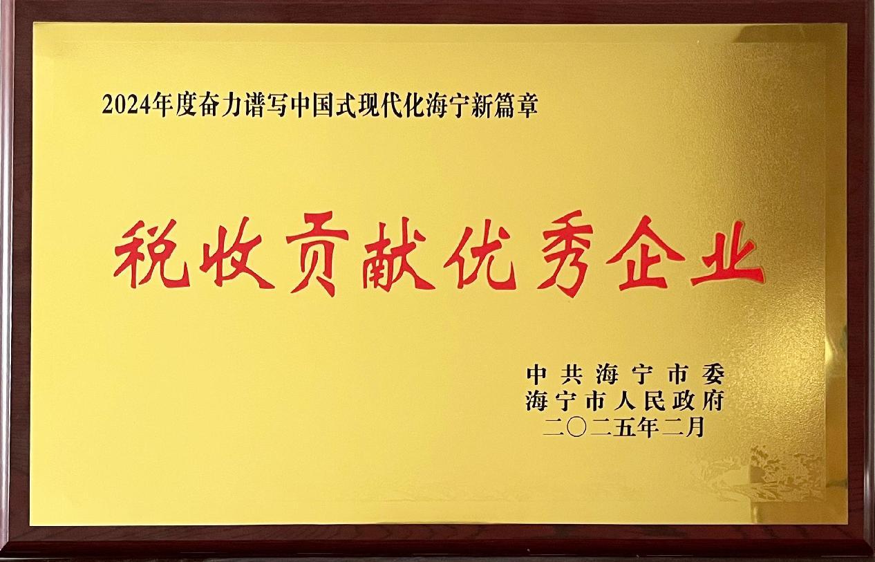 喜讯：我司在海宁“新春第一会”上喜获两项荣誉